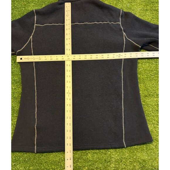 kuhl 1/4 zip mens medium blue interceptr breathable lighweight pockets hiking 29 - Picture 10 of 11